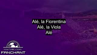 Cori della Fiorentina  Ultras Curva Fiesole CON TESTO [upl. by Aicined]