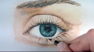 How to Draw Hyper Realistic Eyes  Step by Step [upl. by Armand17]