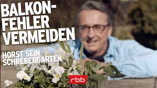 Balkone richtig bepflanzen  so vermeidet ihr die 10 größten Fehler  Horst sein Schrebergarten [upl. by Mick]