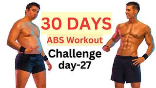 30 DAYS ABS Workout Challenge day 27 [upl. by Ferrand]