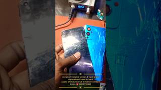 Oneplus 9 original screen amp back glass replacement hand to hand oneplus repair smartphone [upl. by Rednasyl]