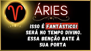 ÁRIES♈ ISSO É FANTÁSTICO SERÁ NO TEMPO DIVINO ESSA BENÇÃO BATE À SUA PORTA [upl. by Nnylirak159]