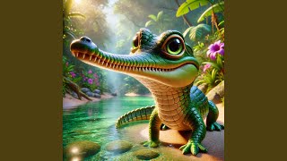 The Gharial or fisheating crocodile Gavialis gangeticus Song for Kids  Nursery Rhymes [upl. by Intisar]