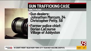 Two Indiana gun dealers exOhio police chief charged in gun trafficking case [upl. by Fezoj724]