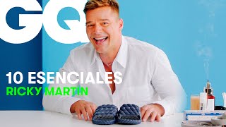 Ricky Martin 10 cosas sin las que no puede vivir  10 Esenciales  GQ España [upl. by Ardnuassac776]