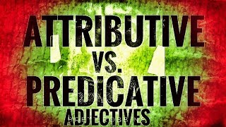 THE TWO KINDS OF ADJECTIVES [upl. by Pardoes]