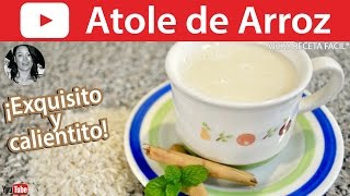 CÓMO HACER ATOLE DE ARROZ  Vicky Receta Facil [upl. by Saltsman]