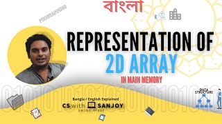 Representation of 2d array in Main Memory  Row Major  Column Major [upl. by Esened]