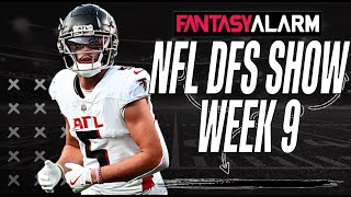 NFL DFS Week 9 DraftKings Top Picks amp Example Lineups [upl. by Sakovich]