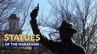 Hopkintons statues depict Boston Marathon changemakers [upl. by Raycher]