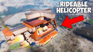 First Rideable HELICOPTER in LEGO Fortnite 🚁 [upl. by Groveman]