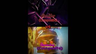 Shredder vs garmadon edit vsedit tmnt ninjago [upl. by Yeffej]