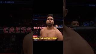 Francis Ngannou Knocked Out Alistair Overeem with Devastating Power [upl. by Alikee186]