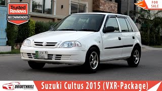 Cultus 2015 VXR l 1st Generation Facelift Detailed Review Price Specs amp Features  Drive Thrill [upl. by Arikat828]