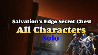 Salvations Edge Secret Chest Solo from 3rd Encounter All Characters [upl. by Bast]