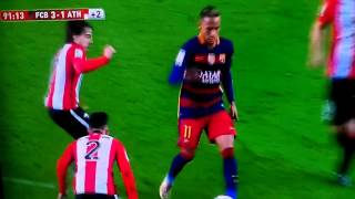 Neymar goal vs Athletic Bilbao 31 12716 [upl. by Klemperer]