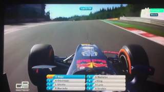 GP2 Pierre Gasly overtake Eau Rouge Spa 2016 [upl. by Tobe149]