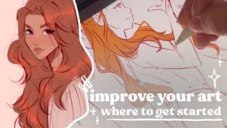 HOW TO IMPROVE YOUR DIGITAL ART SKILLS what to study to improve your art [upl. by Pagas790]