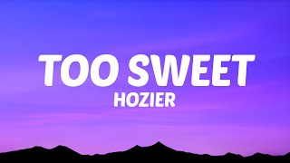 Hozier  Too Sweet Lyrics [upl. by Akceber]