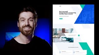 How to Design a Landing Page in Photoshop  Kickstarter Product [upl. by Namilus716]