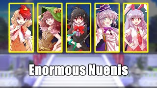 Touhou Yukkuri Talk Cover  Enormous Nuenis ColorCoded Lyrics [upl. by Nonek]