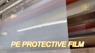 industrial pe selfadhesive protection film clear durable easy to apply 50gf costeffective sc [upl. by Good]