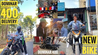 Dominar 400 BS6 delivery  new bike 😘 [upl. by Malia]