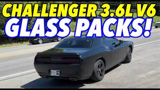 2019 Dodge Challenger SXT 36L V6 w GLASS PACKS [upl. by Eciuqram322]