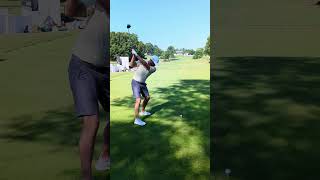 Chris Kirk  Tee shot on 10th hole at East Lake [upl. by Tnairb]