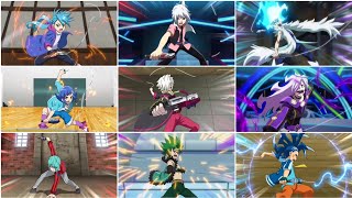 All Left Hand Launches in Beyblade Burst From Season 17 [upl. by Onaivatco]