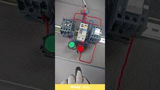 Live Demonstration MCB Connecting Two Contactors for Forward and Reverse [upl. by Yentrac817]