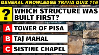 Test Your General Knowledge Level  How Many Questions Can You Answer Trivia Quiz Part 116 [upl. by Ziana331]