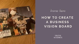 How to Create a Vision Board for your Business  visionboard visionboard2024 smallbusiness [upl. by Reviel147]