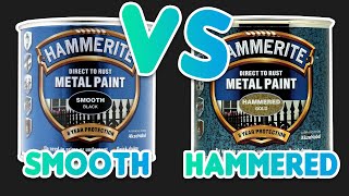 Hammerite smooth v hammered whats the difference [upl. by Suoivart]