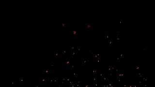 Faíscas de Fogo Chroma Key Fire Particles Black Screen [upl. by Fonsie]