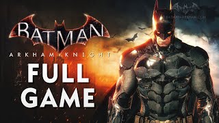 Batman Arkham Knight  Full Game Walkthrough in 4K 60fps 120 Knightmare [upl. by Henrie]