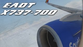 XPlane 11 EADT NEW x737700 Houston Departure  AWESOME ENGINE SOUND [upl. by Eiraminot]