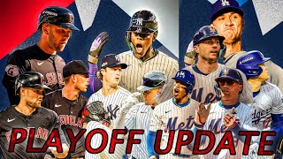 MLB PLAYOFFS Guardians vs Yankees PREGAME  Dodgers Mets UPDATE [upl. by Horten]