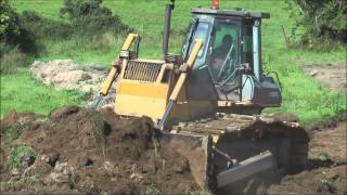 Komatsu D65PX Bulldozer working [upl. by Tebor]