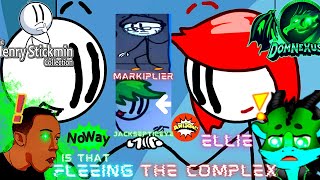 DID I JUST SEE MARKIPLIER and JACKSEPTICEYE Henry Stickmin Collection Ep 4 FLEEING THE COMPLEX [upl. by Iek30]