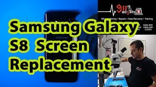 Samsung Galaxy S8  Screen LCD Replacement With Frame Start to Finish [upl. by Wesla223]