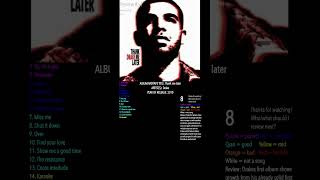 Drake thank me later REVIEWRANKING [upl. by Melborn641]