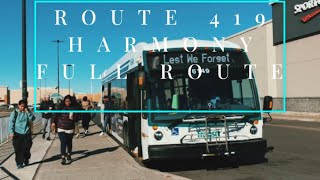 Durham Region Transit 419 Harmony Full Route 6149 2024 NovaBus LFS [upl. by Schonfeld]