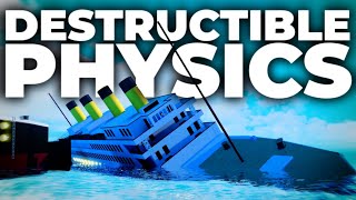 DESTRUCTIBLE SHIPS  Ship Physics  Roblox [upl. by Robyn167]