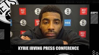 Kyrie Irving addresses his absence from the Nets  NBA on ESPN [upl. by Adnohsed]