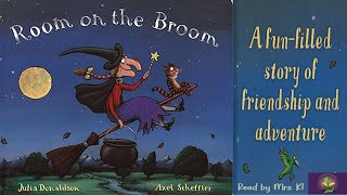 ROOM ON THE BROOM read aloud  Kids Halloween read aloud  Kids Picture book  Bedtime  Storytime [upl. by Atinaj]