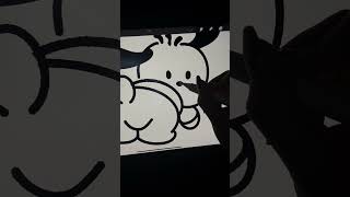 Draw Pochacco with Me procreate pochacco cartoon drawing trend [upl. by Dodson]