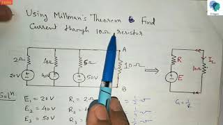 Millmans Theorem problems  numericals [upl. by Jessa542]