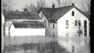 1937 Flood Footage in Evansville Indiana shot by Ed Rech [upl. by Romalda368]