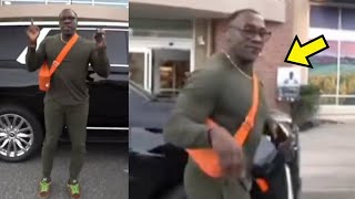 Shannon Sharpe Gets ROASTED For The Way He Walked Into Wine Shop [upl. by Durrace]